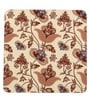 Flourish Tile Cream MDF (Set of 6 ) Table Coasters