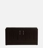 Flow Shoe Rack With Seating in Wenge Matte Finish
