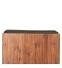 Flow Shoe Rack With Seat in Brown Colour