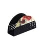 Flower Beige  & Black Steel Tissue Holder
