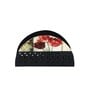 Flower Beige  & Black Steel Tissue Holder