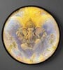 18 Inches Flower Canvas Framed Gnesha Wall Art Painting