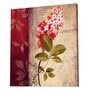 22 Inches Red Flower Canvas Stretched Wall Art Painting