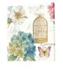 22 Inches Flower Ad Pinjra Canvas Stretched Wall Art Painting