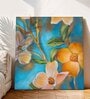 22 Inches Flower Canvas Stretched Wall Art Painting