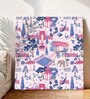 22 Inches Flower Canvas Stretched Abstract Wall Art Painting