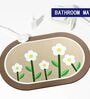 Multicolor Floral Anti-Slip Bath Mat