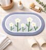 Multicolor Floral Anti-Slip Bath Mat