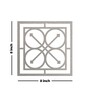 Flower Design Silver MDF Jharokha
