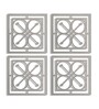 Flower Design Silver MDF Jharokha