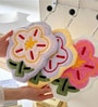 Absorbent Coral Fleece Flower Hand Towels