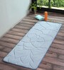 Blue Flower Micro Yoga Mat