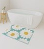 Flower Microfiber 16x24 Inches Super Soft Bath Mat