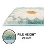 Flower Microfiber 16x24 Inches Super Soft Bath Mat
