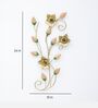 Flower Multicolour Handmade Metal Wall Art