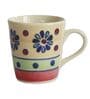 Flower Petals 150Ml Multicolor Ceramic (Set Of 6) Tea Cups