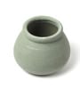 (1Pc) Grey Ceramic Decorative Vase For Home Decor