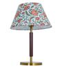 Flower Print Metal Base Table Lamp