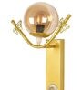 Flower Metal Novelty Wall Light (Gold)