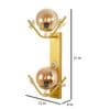 Flower Metal Novelty Wall Light (Gold)