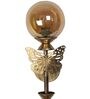 Flower Metal Novelty Wall Light (Brown)