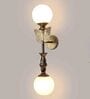Flower Metal Novelty Wall Light (Brown and Yellow)