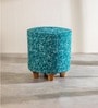 Flower Solid Wood Seating Stool In Assorted Color