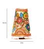 Flower theme tall Andhra Leather Lamp with bulb & bulb holder