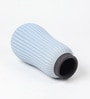 (1Pc) Blue Ceramic Flower Vase For Living Room Decor