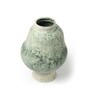 (1Pc) Green Ceramic Decorative Vase For Living Room Decor