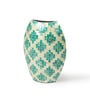 (1Pc) Blue Mother Of Pearl Decorative Vase For Living Room Decor