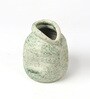 (1Pc) Green Ceramic Flower Pot For Living Room Decor