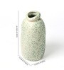 (1Pc) Green Ceramic Flower Vase For Living Room Decor