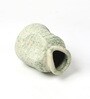 (1Pc) Green Ceramic Flower Pot For Living Room Decor