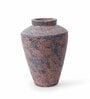 (1Pc) Pink & Blue Terracotta Decorative Vase For Living Room Decor