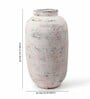 (1Pc) Pink & Grey Terracotta Decorative Vase For Living Room Decor