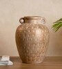 (1Pc) Gold Terracotta Decorative Vase For Living Room Decor