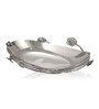 Botanical Curve Bowl-Silver