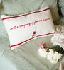 Flowers & Words Multipurpose Cushion