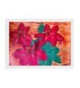 Flowers Bright Handmade Acrylic Paint On Canvas Unframed