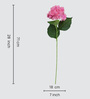 Hydrange + J11a Pink Flower Stick