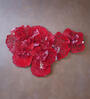 Red Flowers Metal Wall Art