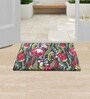 Flowers PVC 16x24 Inches Anti Skid Door Mat
