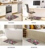 Flowers PVC 16x24 Inches Anti Skid Door Mat