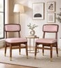 Floyd Sheesham Wood  Dining Chair In Provincial Teak Finish (Set of 2)