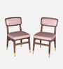 Floyd Sheesham Wood  Dining Chair In Provincial Teak Finish (Set of 2)