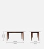 Floyd Sheesham Wood 6 Seater Dining Set with Tinted Glass Top In Provincial Teak Finish