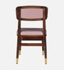 Floyd Sheesham Wood 6 Seater Dining Set with Tinted Glass Top In Provincial Teak Finish
