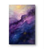 Fluorescent nebula 20inx16in Gallery Wrap Canvas Painting