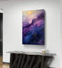 Fluorescent nebula 20inx16in Gallery Wrap Canvas Painting